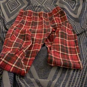 Plaid pants cheap
